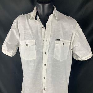 Blanc du Nil Men's Shirt 100% Cotton B2766 Size M